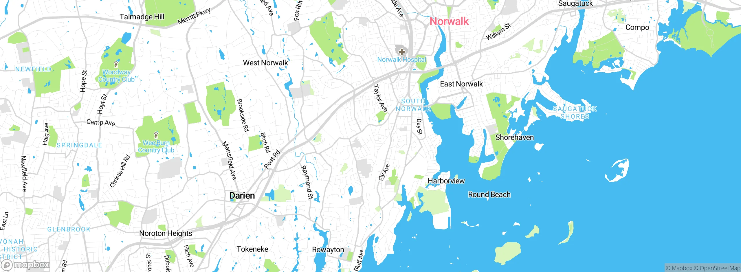 Map showing approximate location