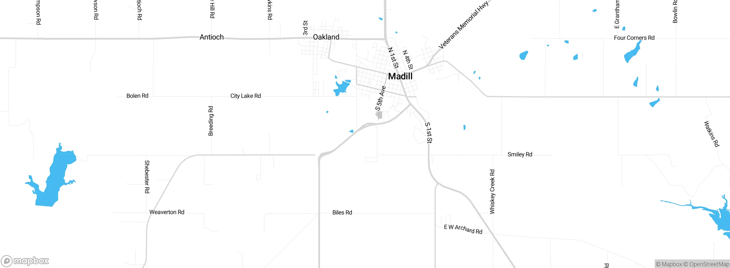 Map showing approximate location