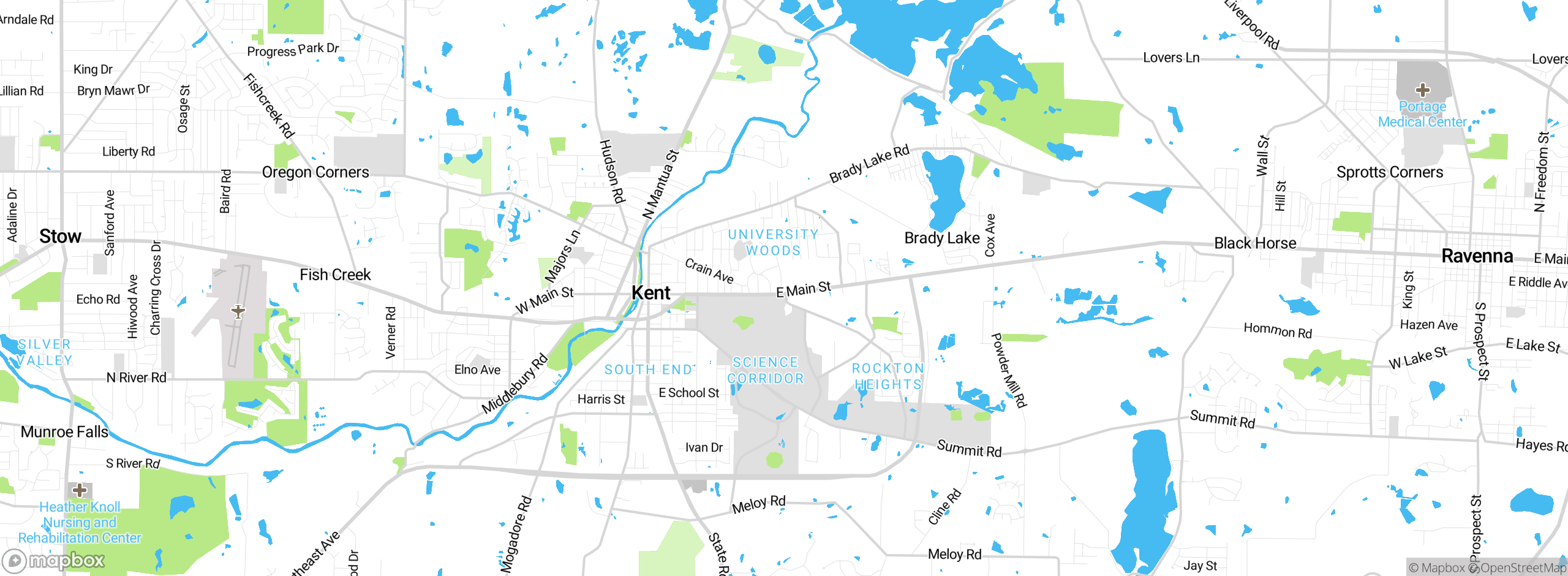 Map showing approximate location