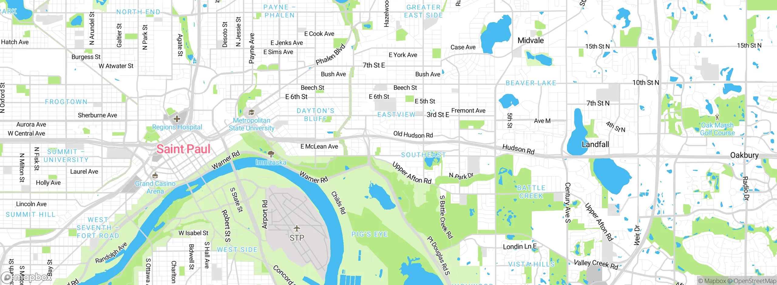 Map showing approximate location