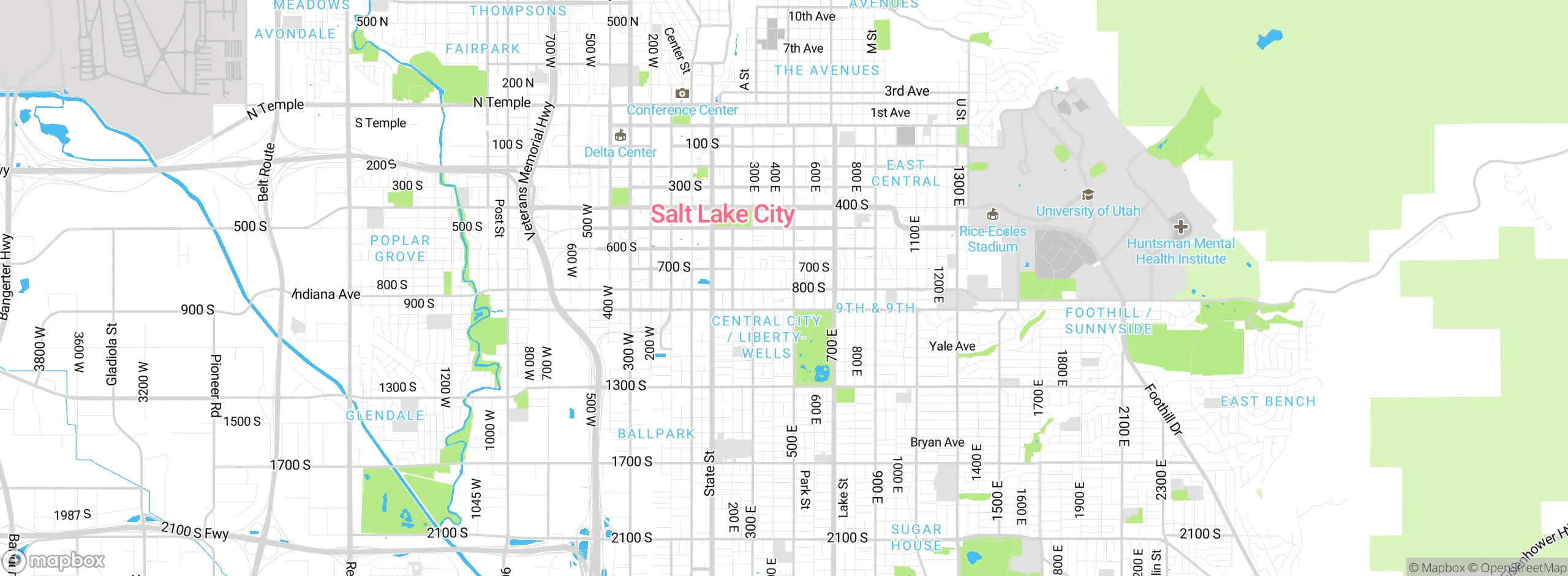 Map showing approximate location