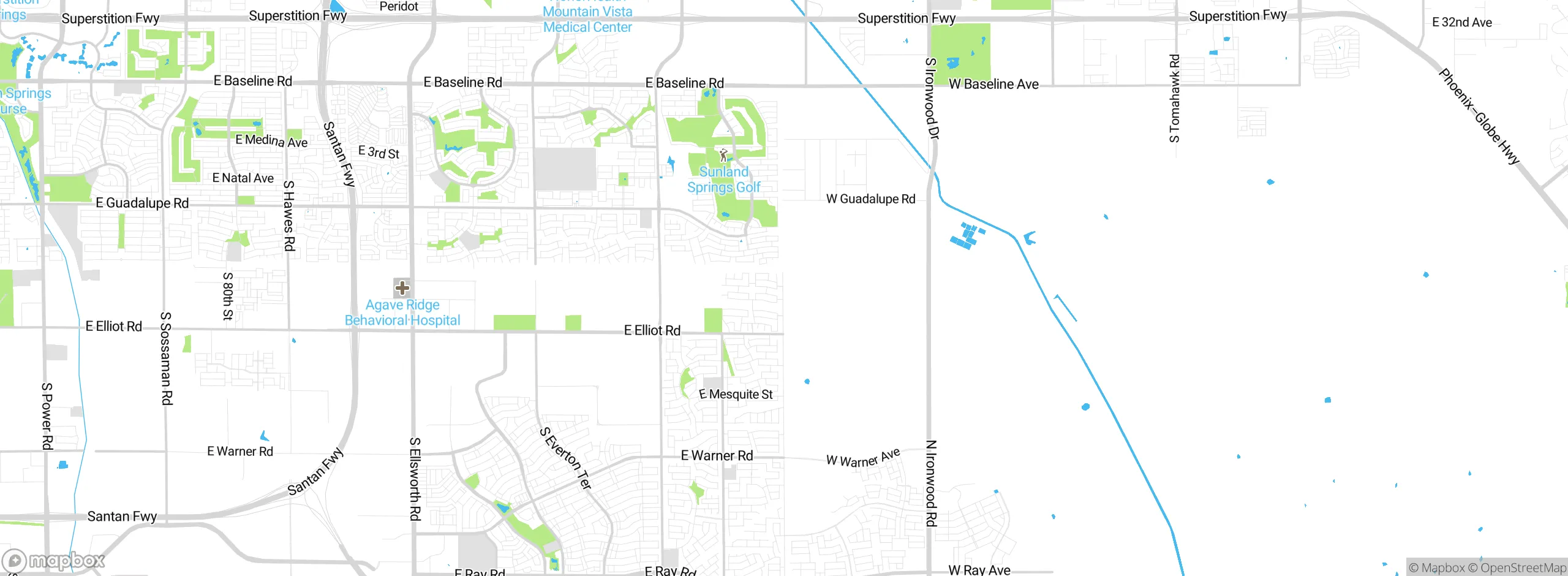 Map showing approximate location