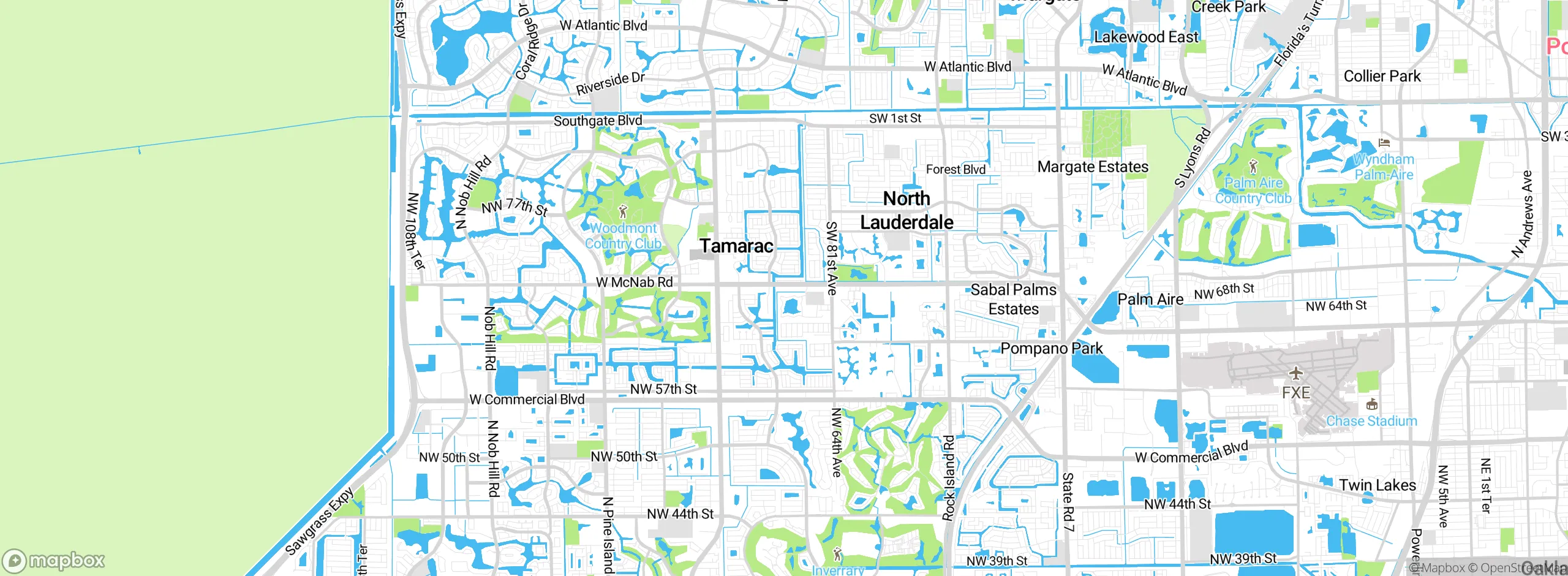 Map showing approximate location