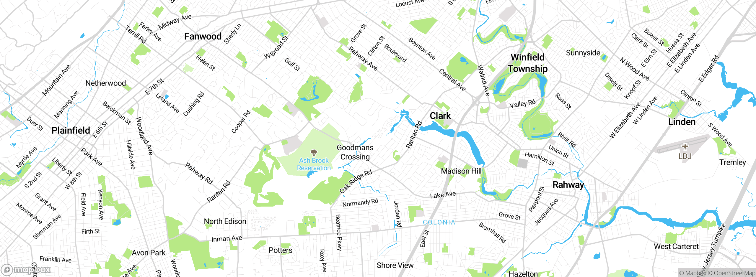 Map showing approximate location