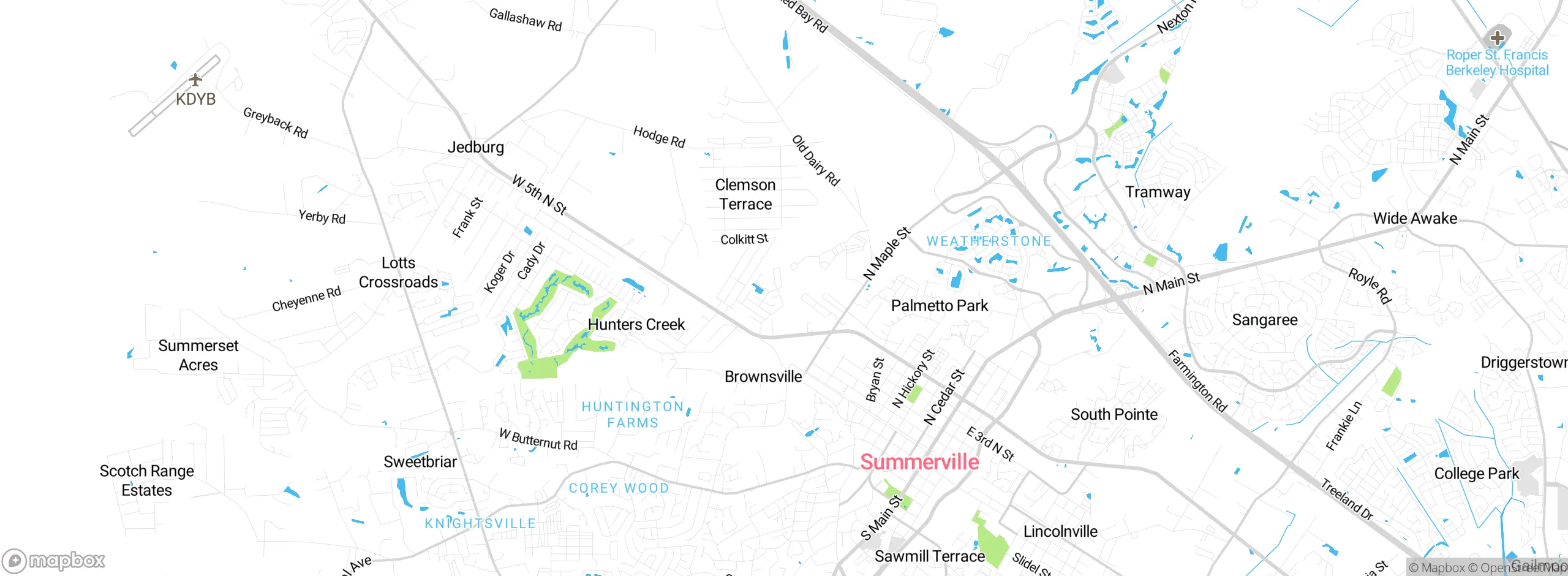 Map showing approximate location