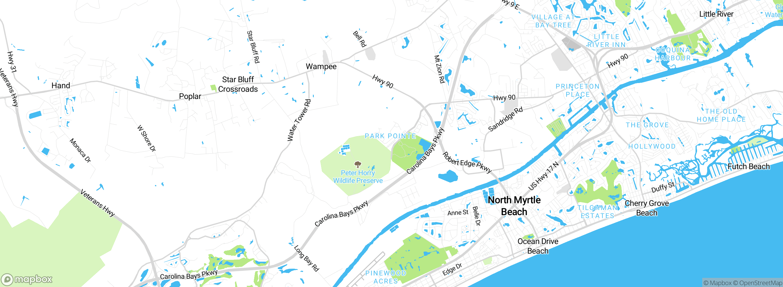 Map showing approximate location