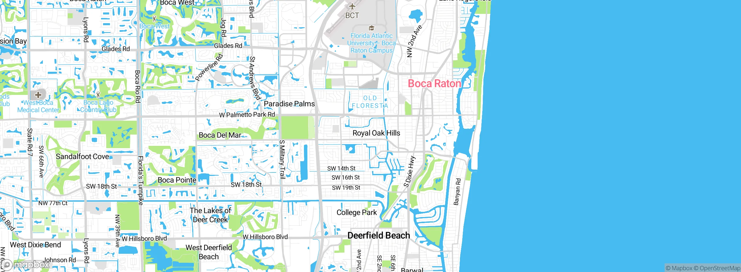 Map showing approximate location