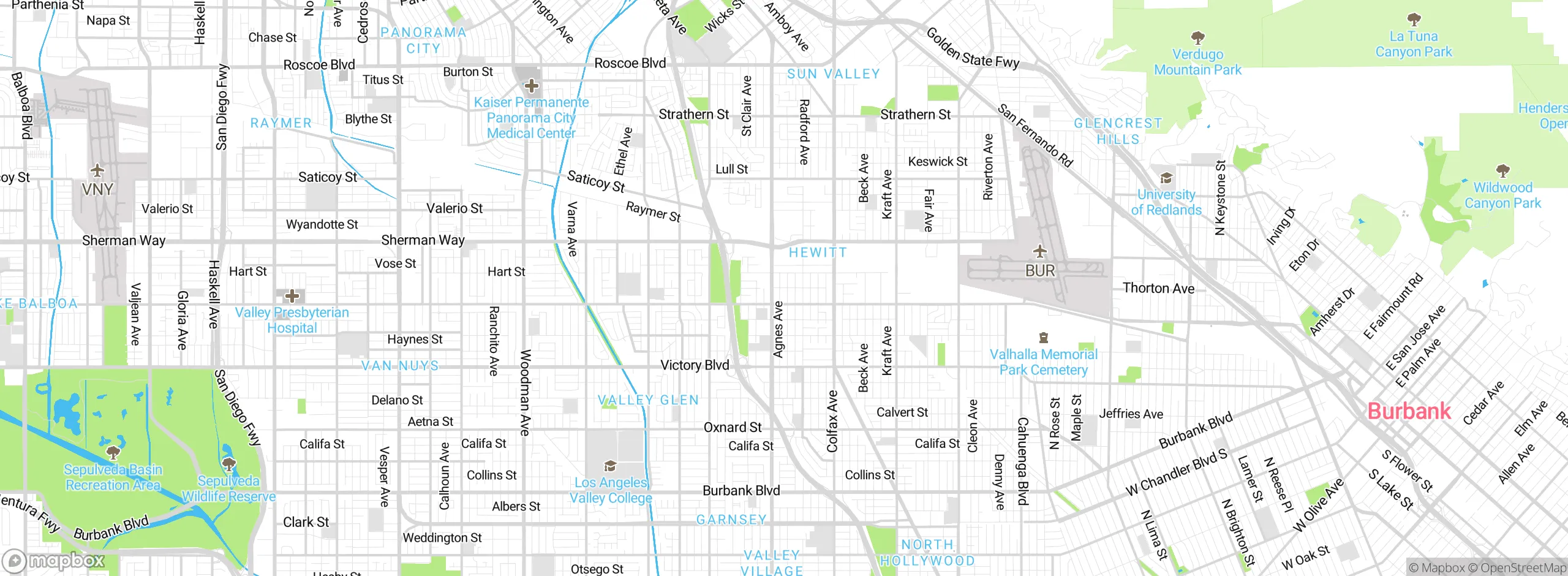 Map showing approximate location