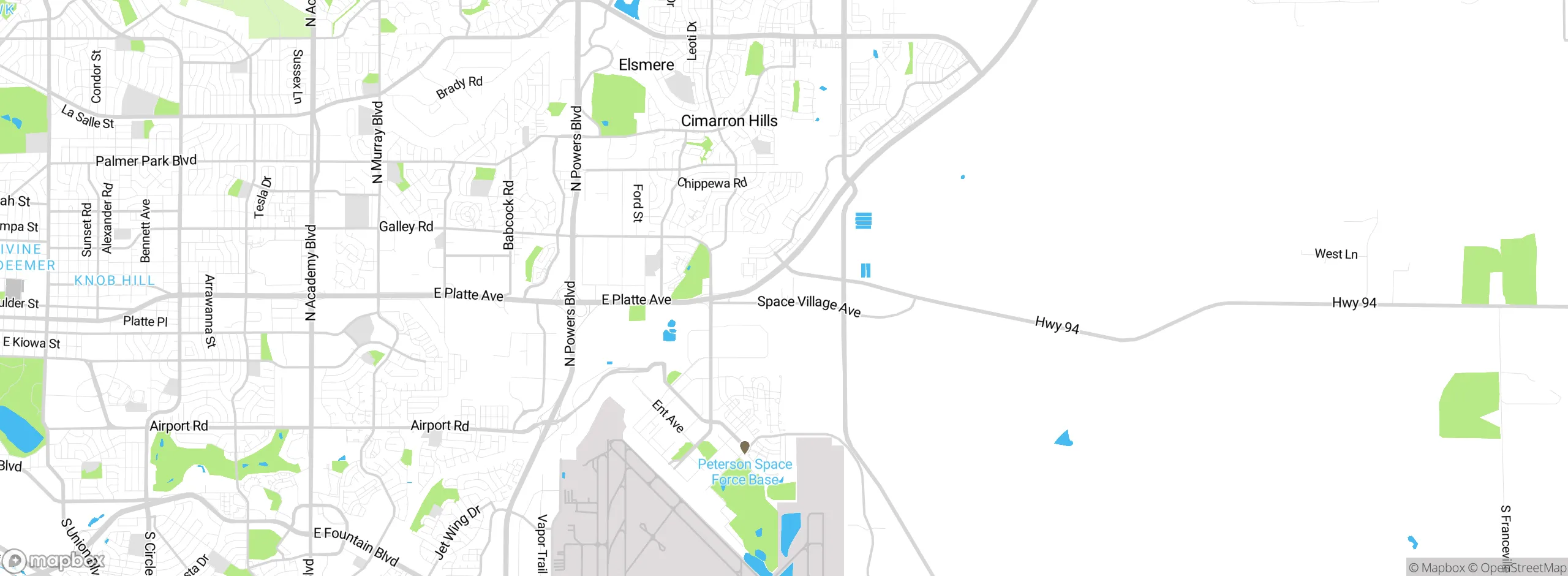 Map showing approximate location