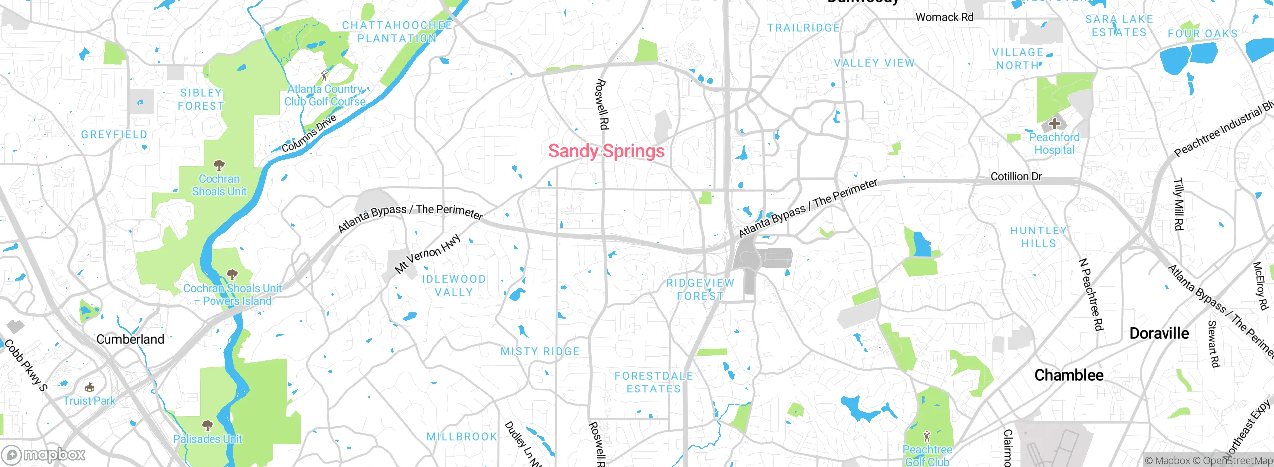 Map showing approximate location