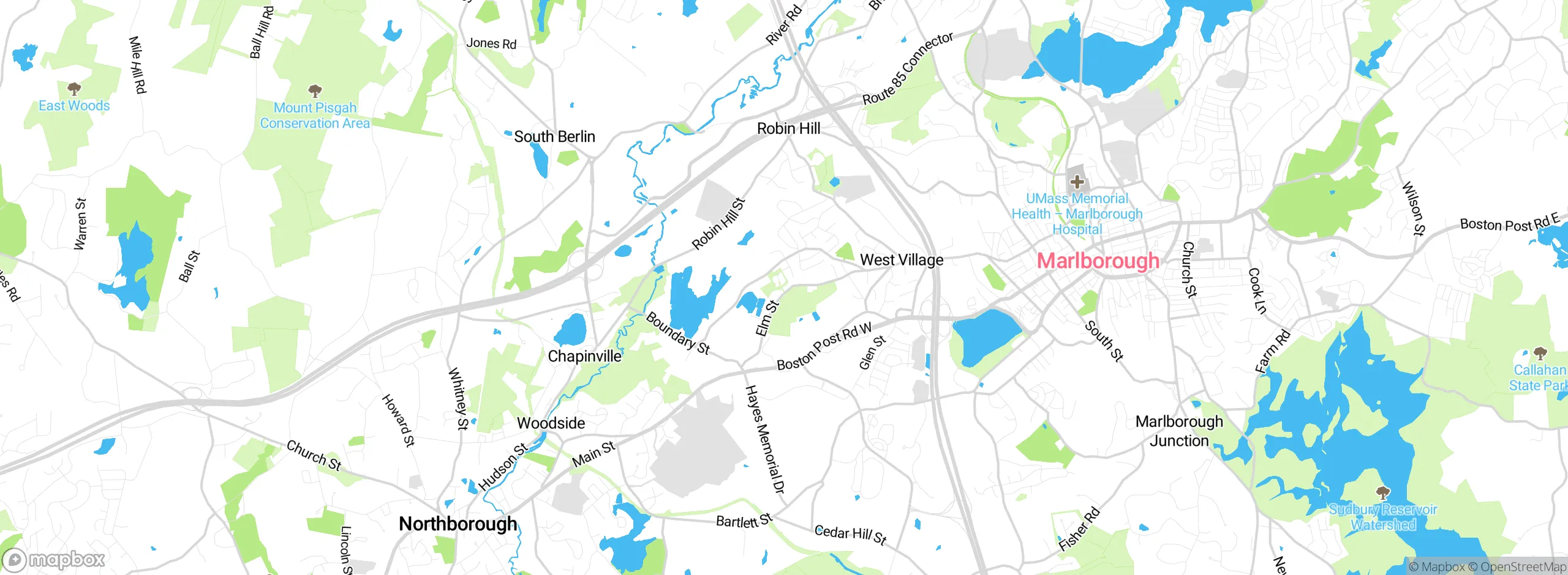 Map showing approximate location