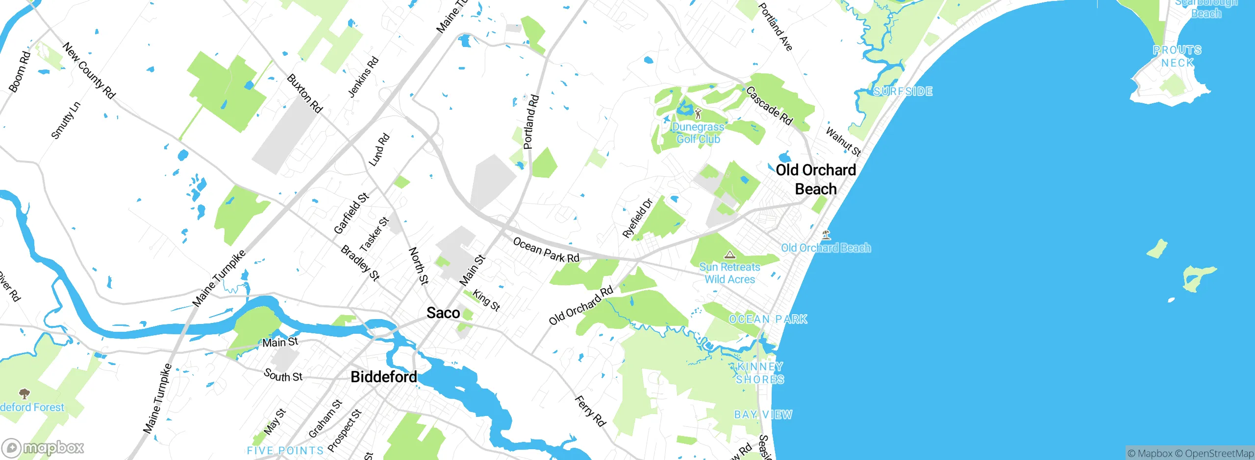 Map showing approximate location