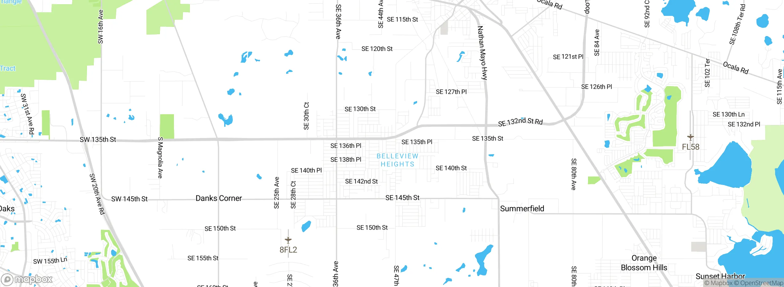 Map showing approximate location