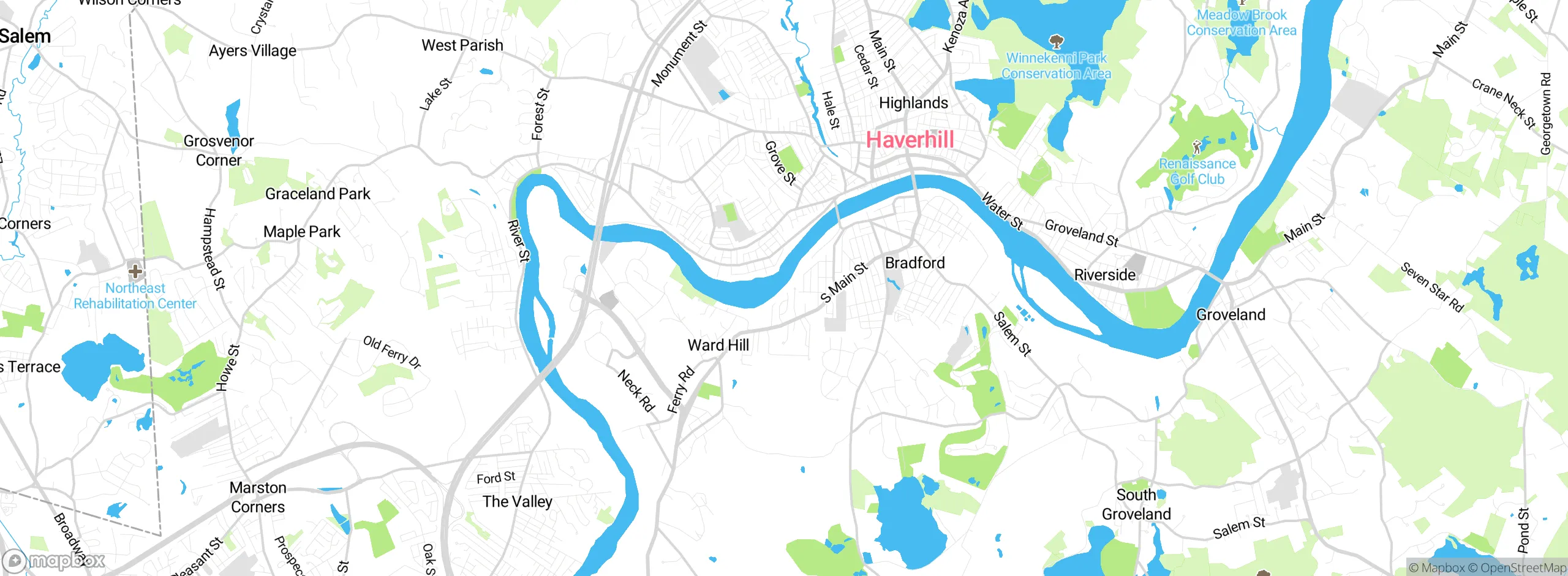 Map showing approximate location