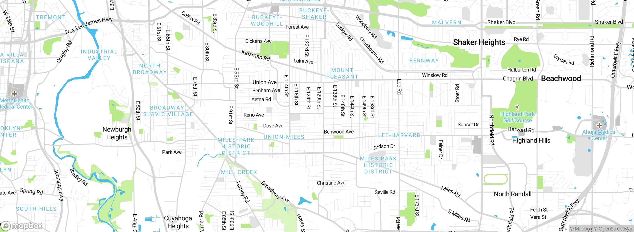 Map showing approximate location