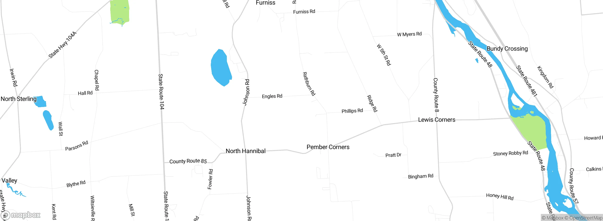 Map showing approximate location
