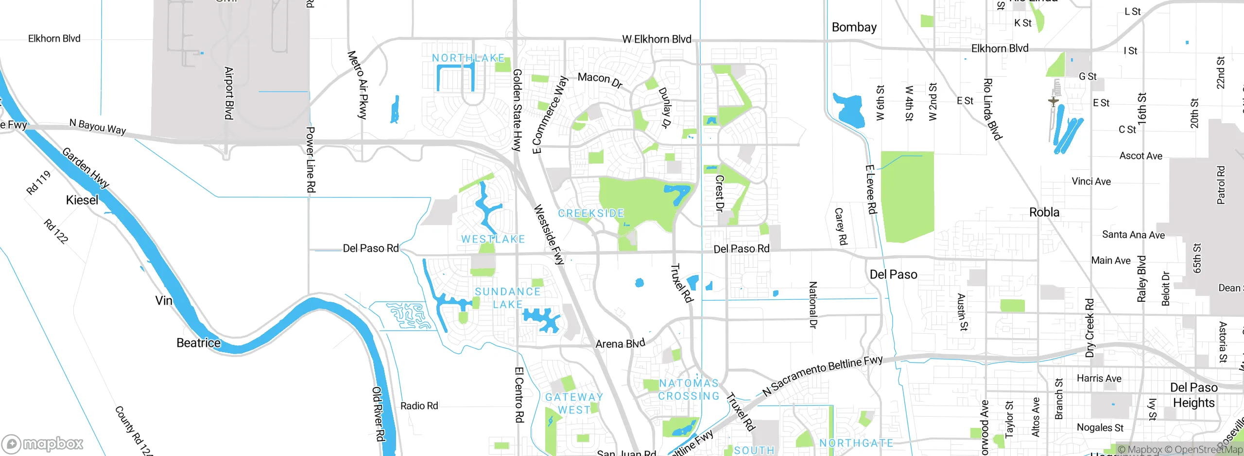 Map showing approximate location