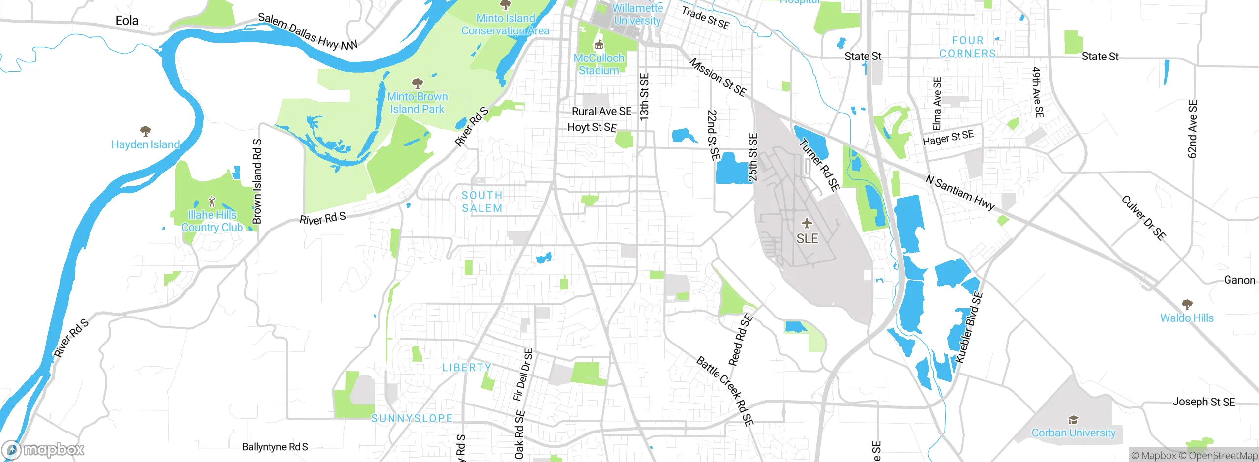 Map showing approximate location