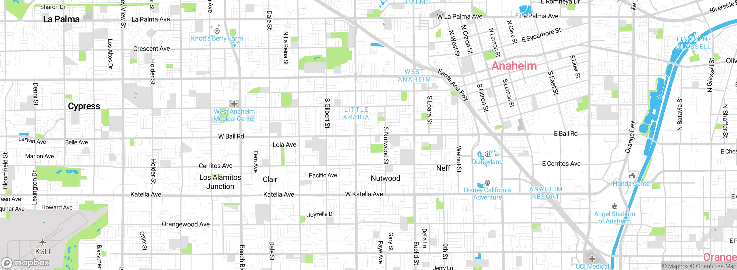 Map showing approximate location