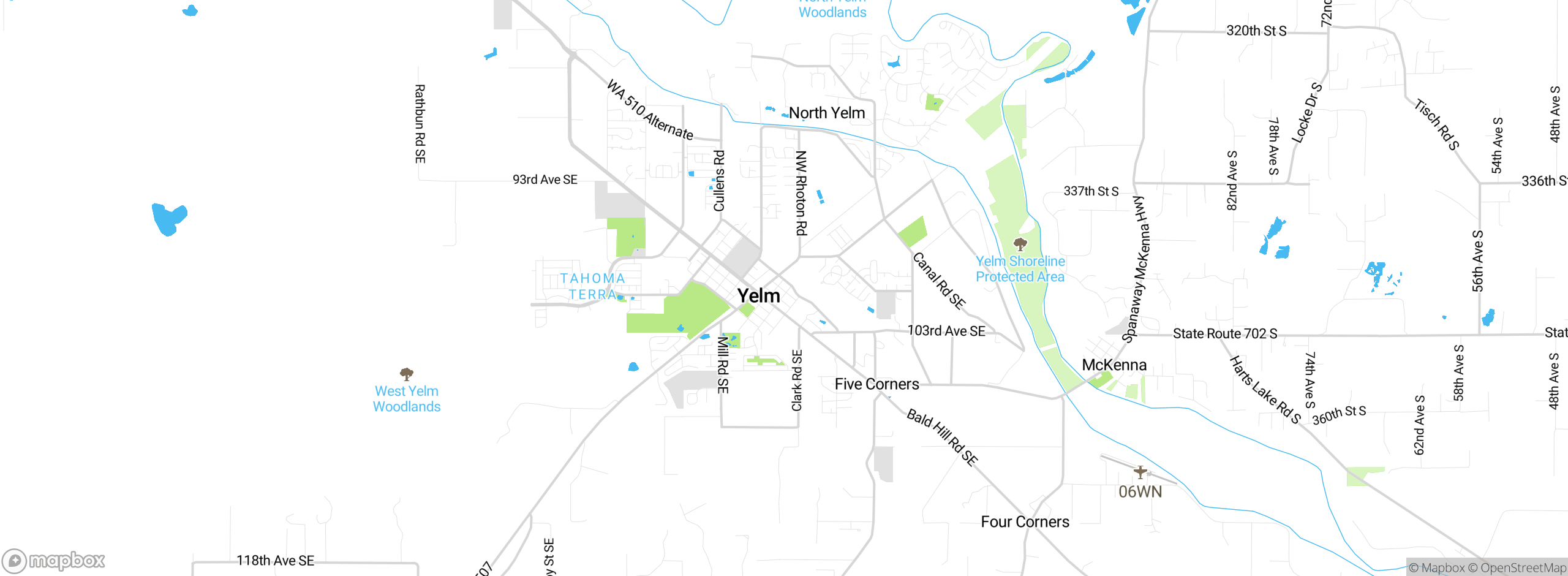 Map showing approximate location