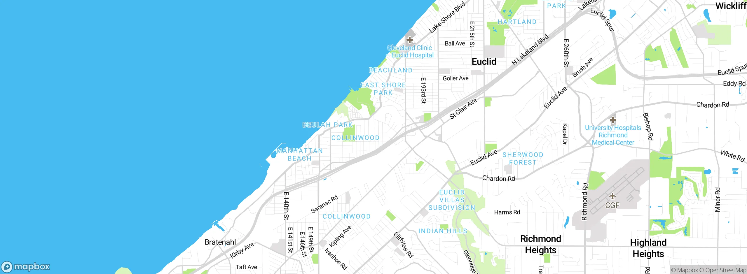 Map showing approximate location