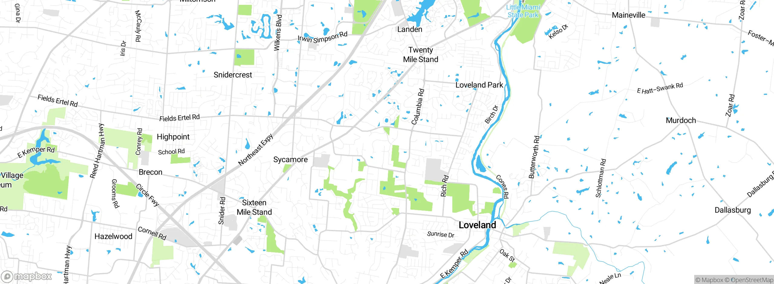 Map showing approximate location