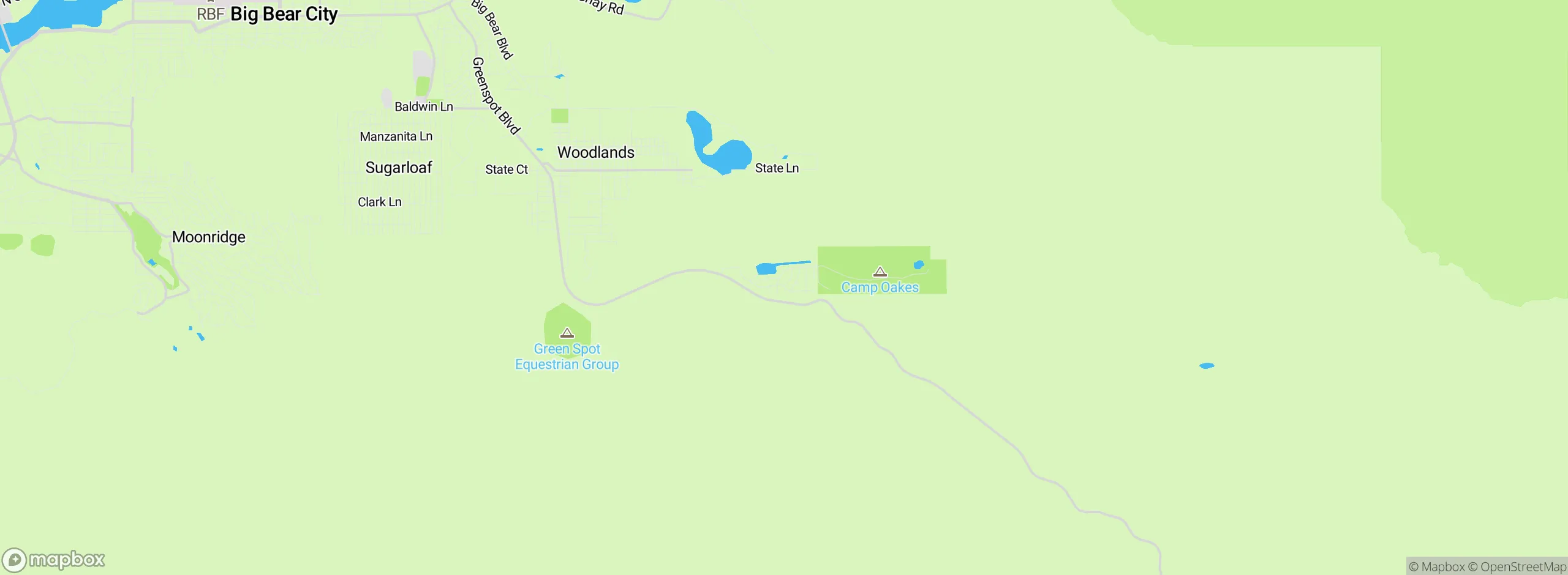 Map showing approximate location