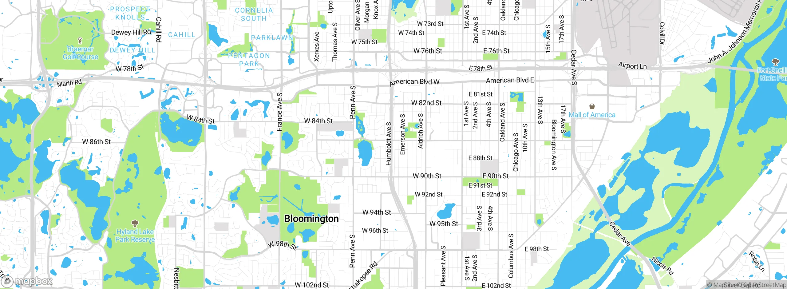 Map showing approximate location