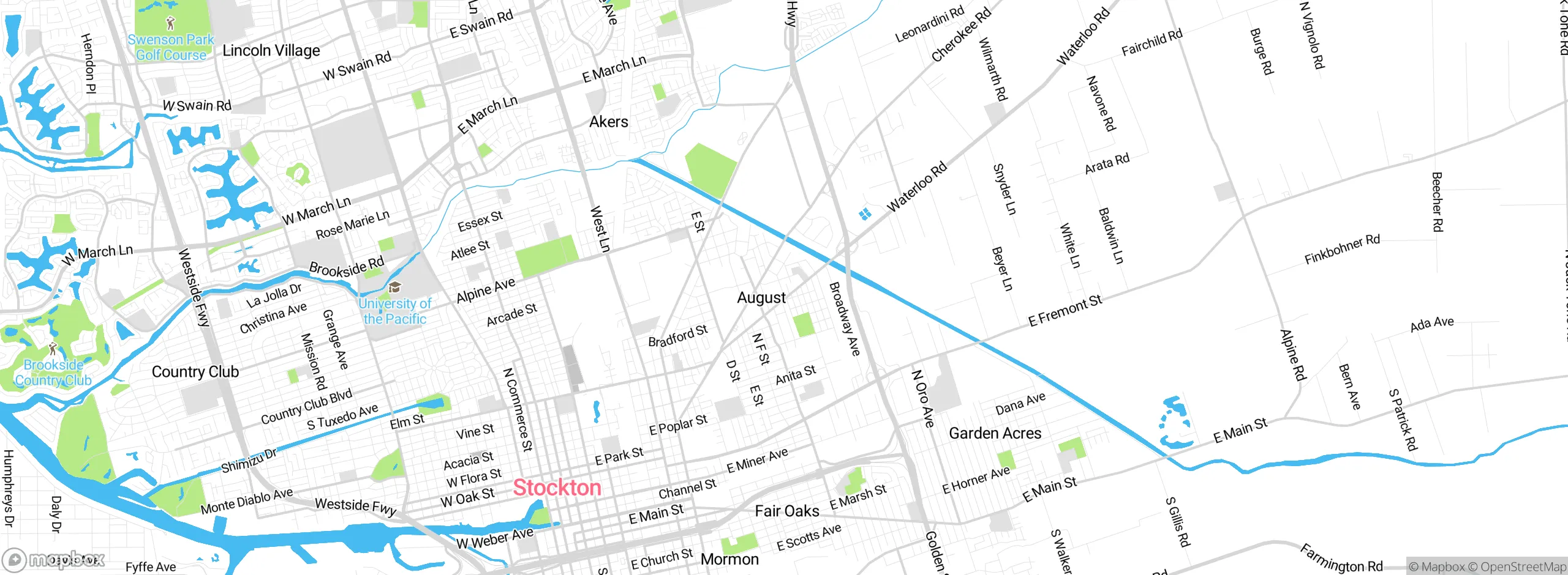 Map showing approximate location
