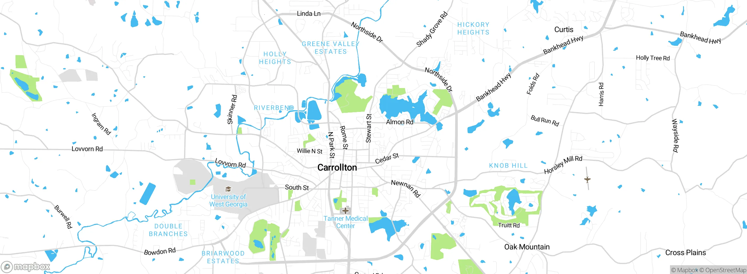 Map showing approximate location