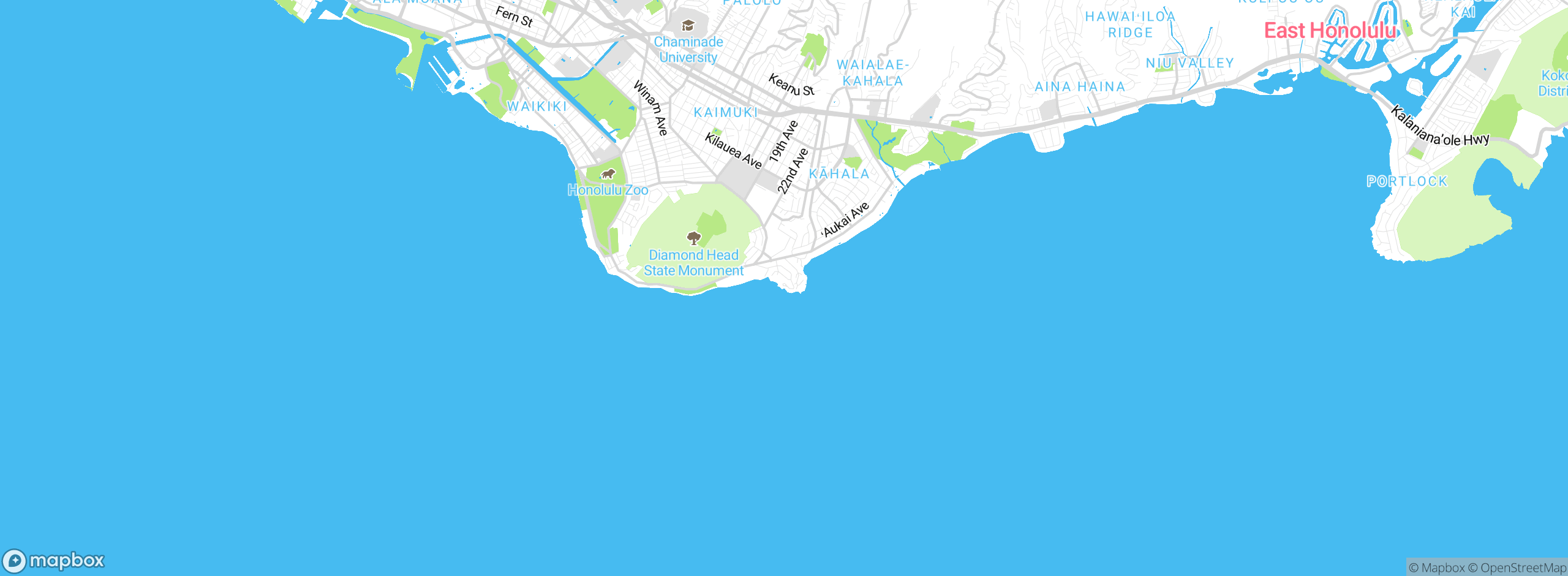 Map showing approximate location