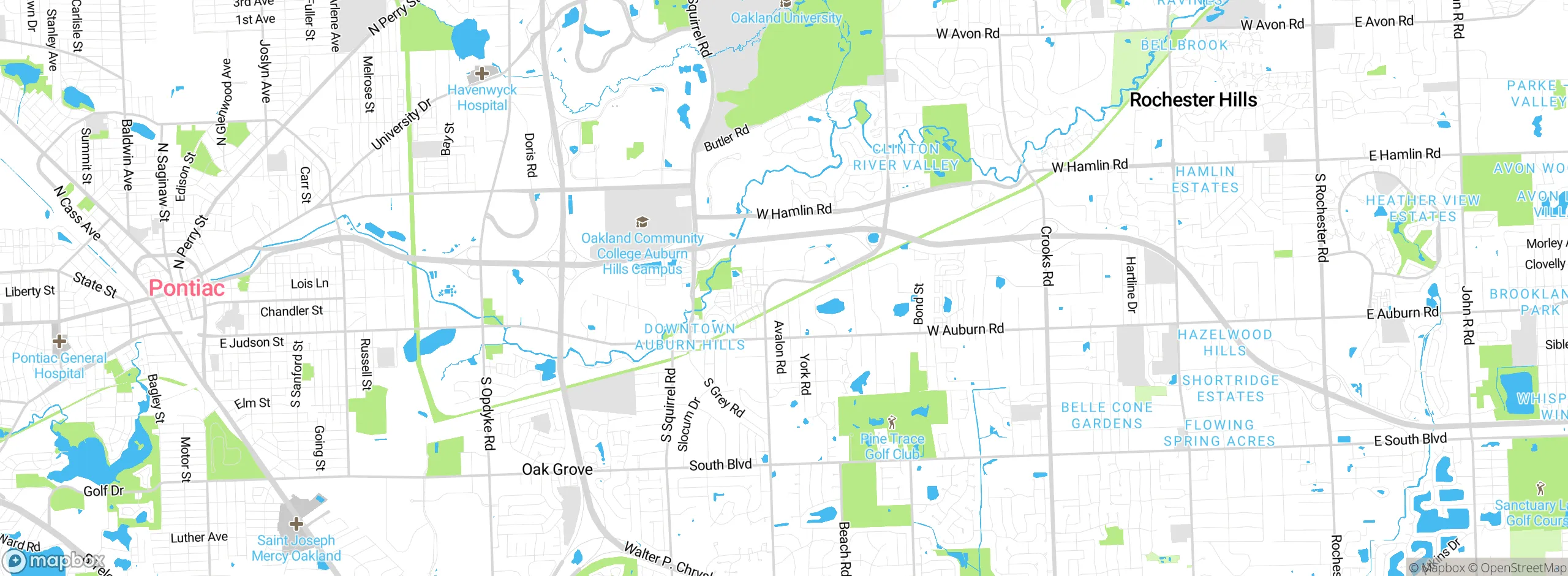 Map showing approximate location