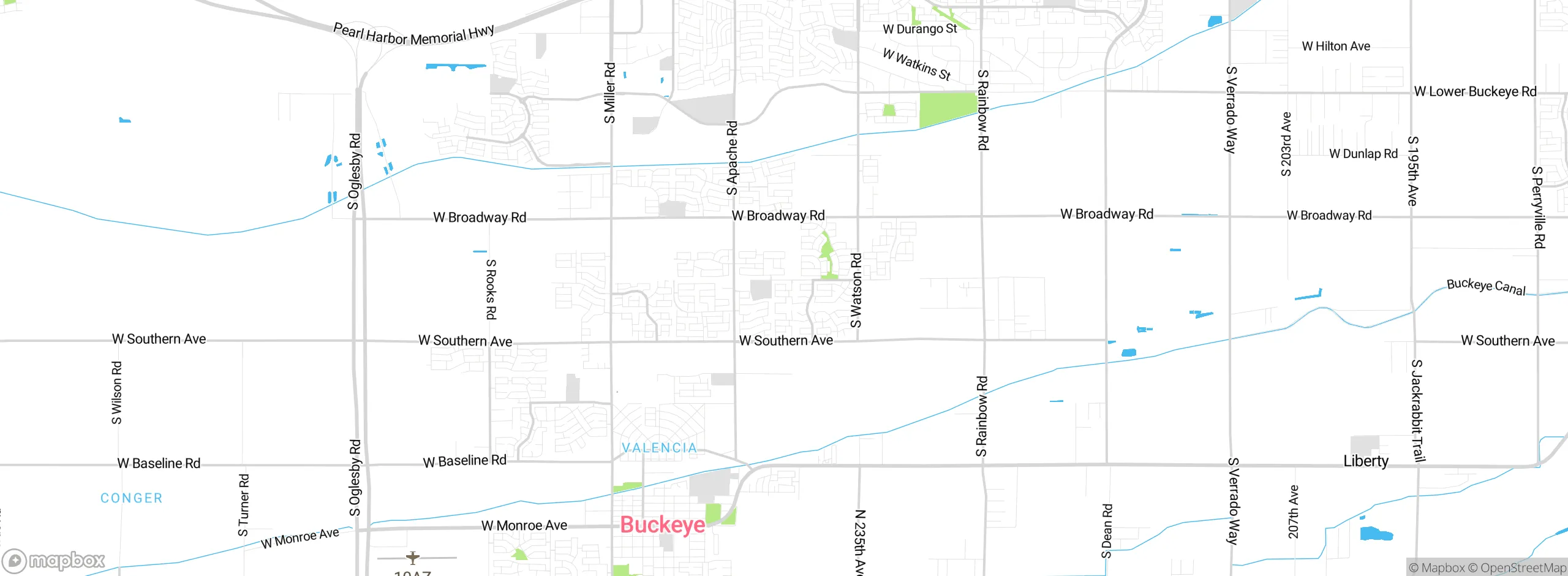 Map showing approximate location