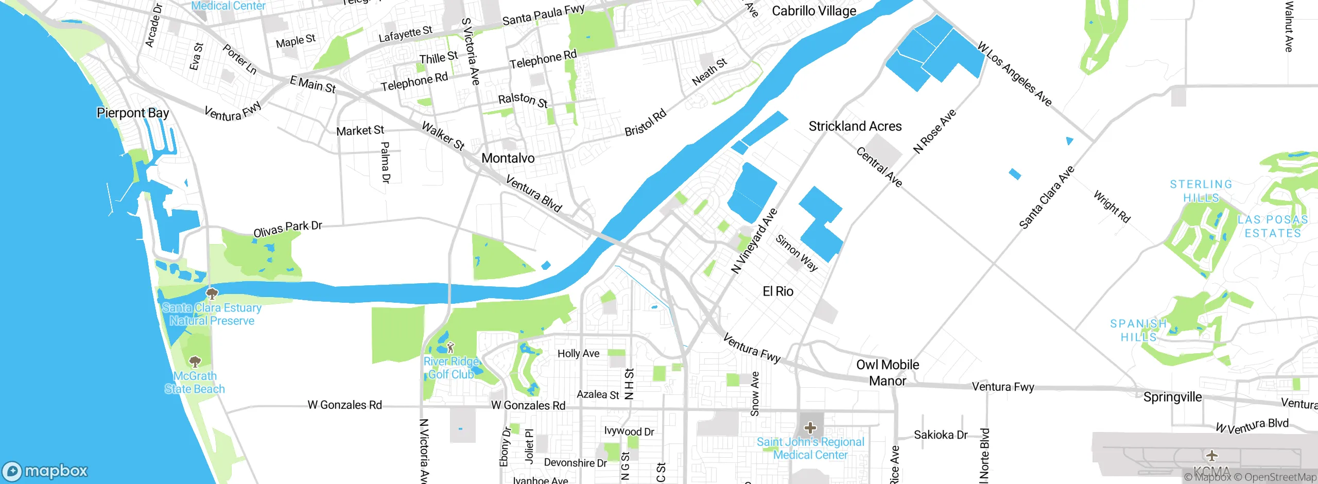 Map showing approximate location