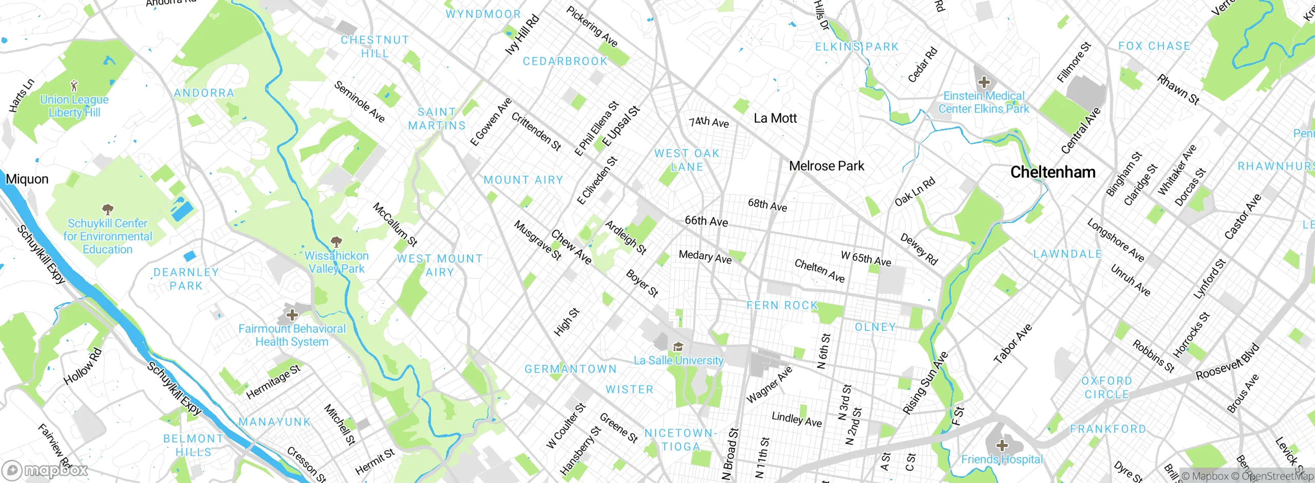 Map showing approximate location