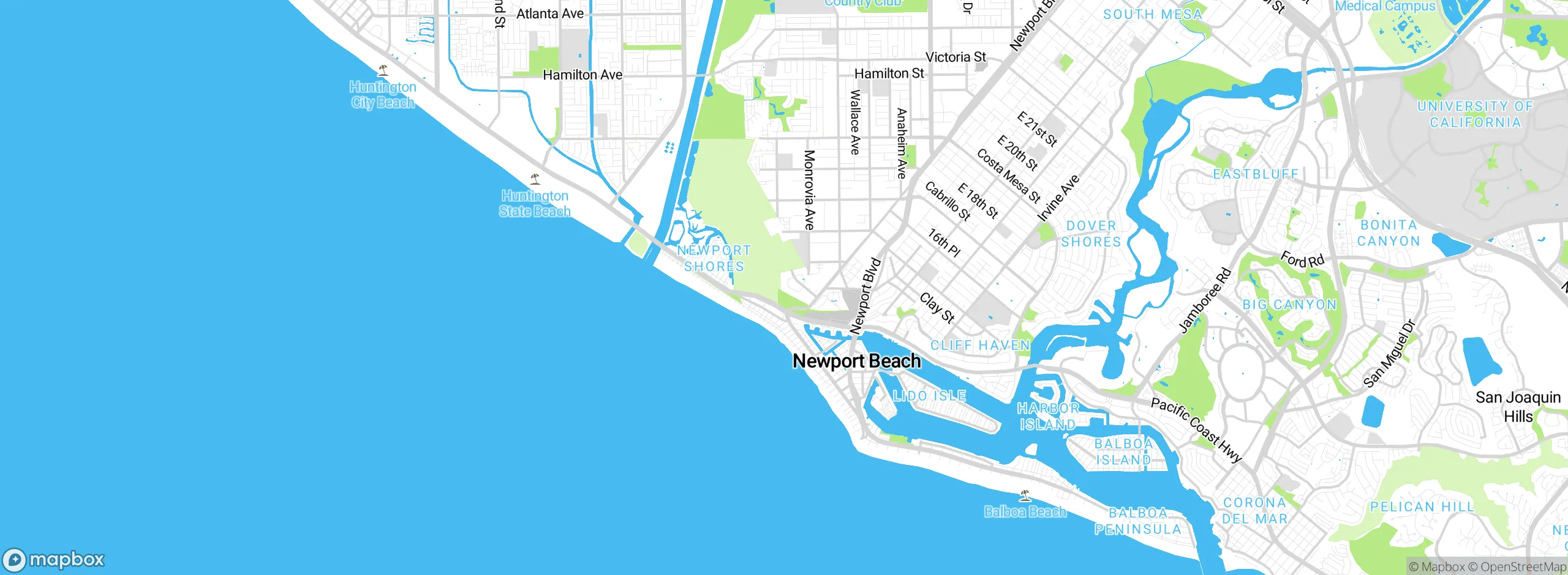 Map showing approximate location