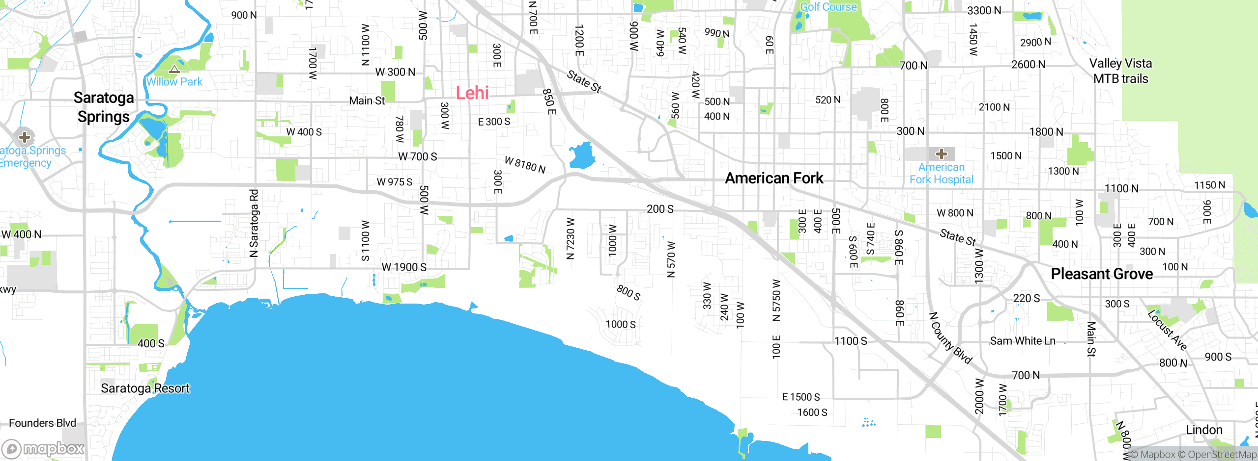 Map showing approximate location