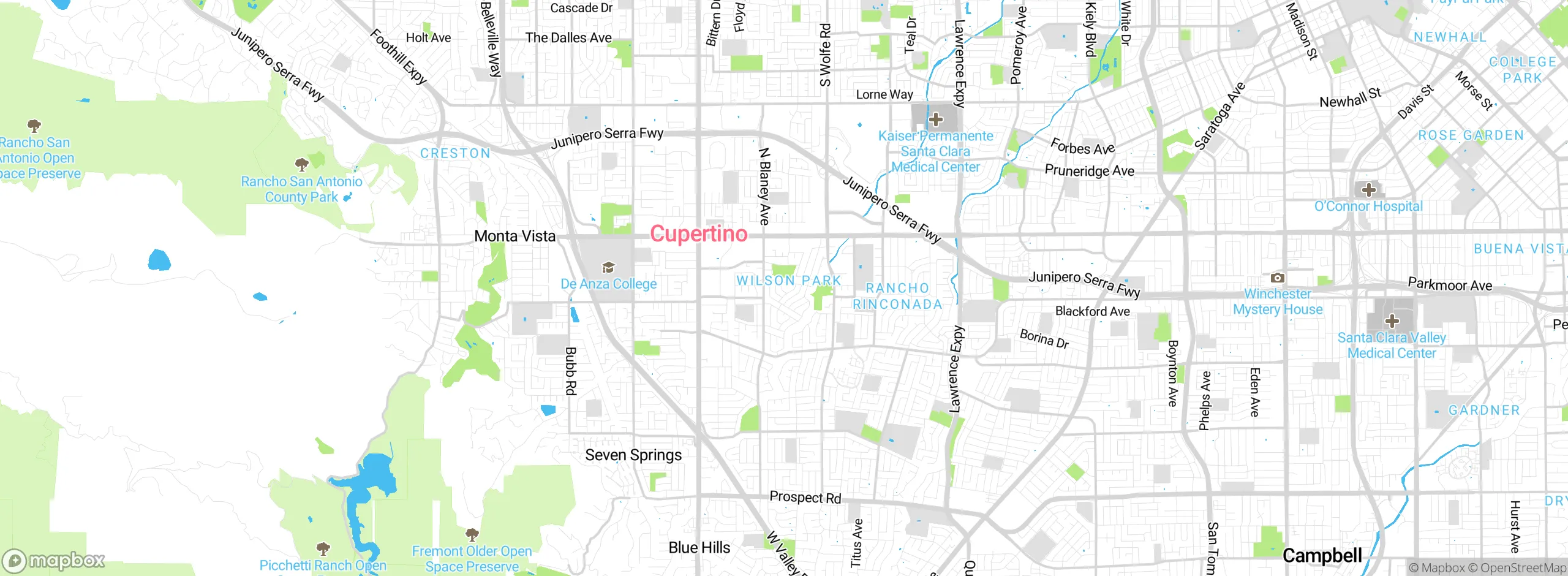 Map showing approximate location