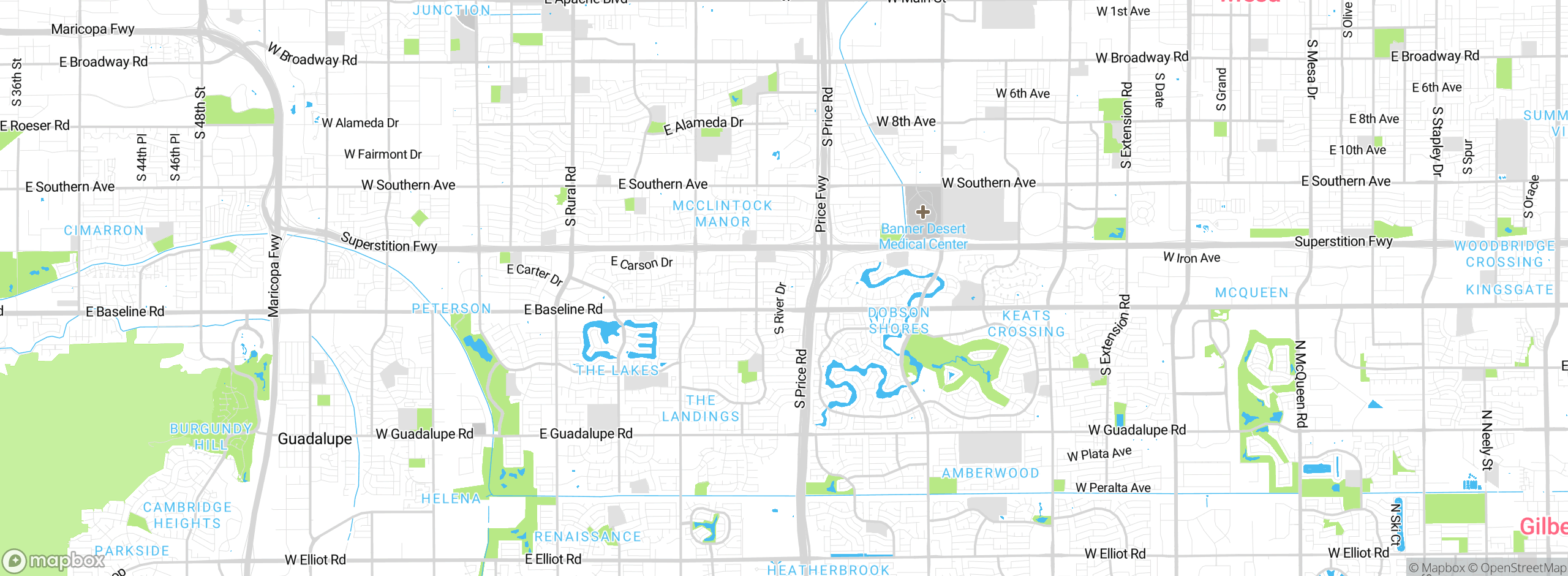 Map showing approximate location