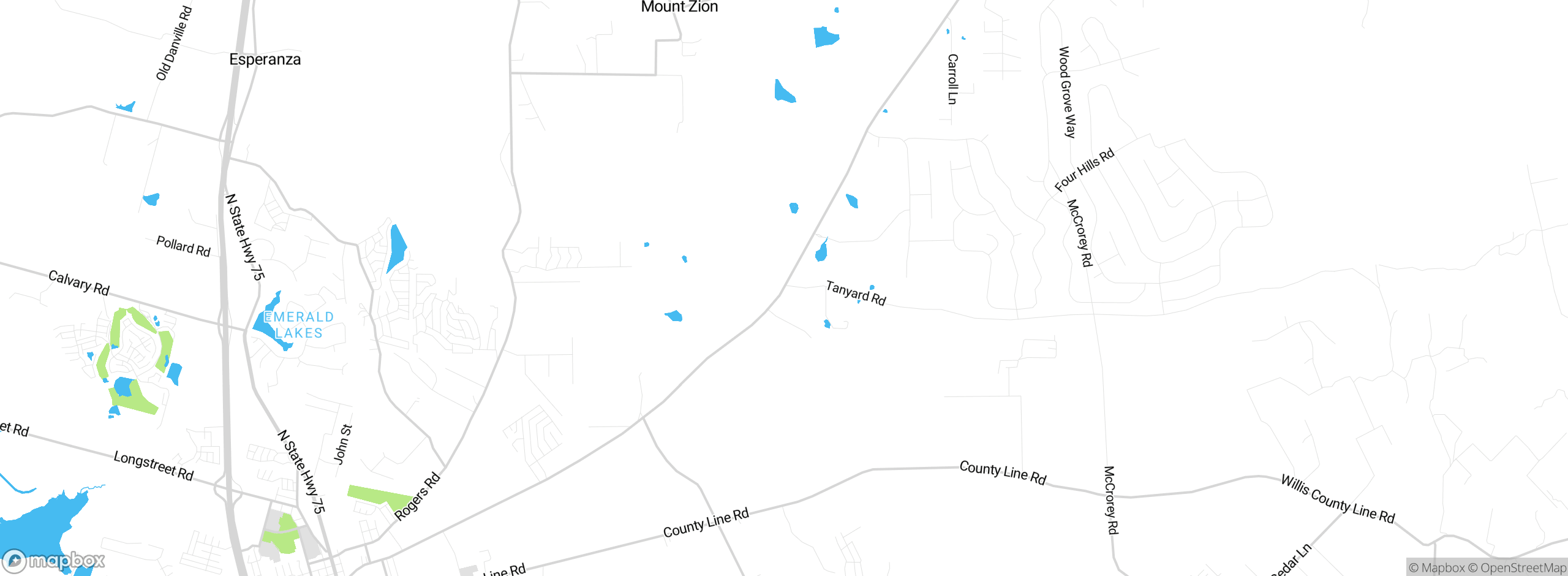Map showing approximate location