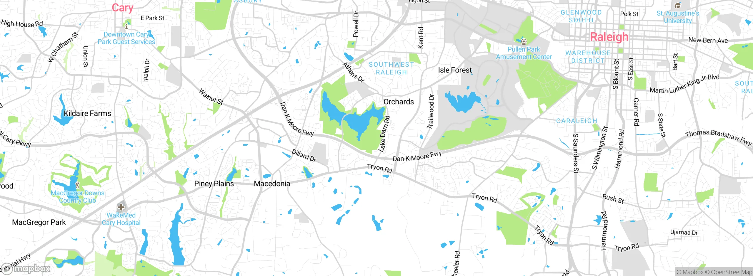 Map showing approximate location