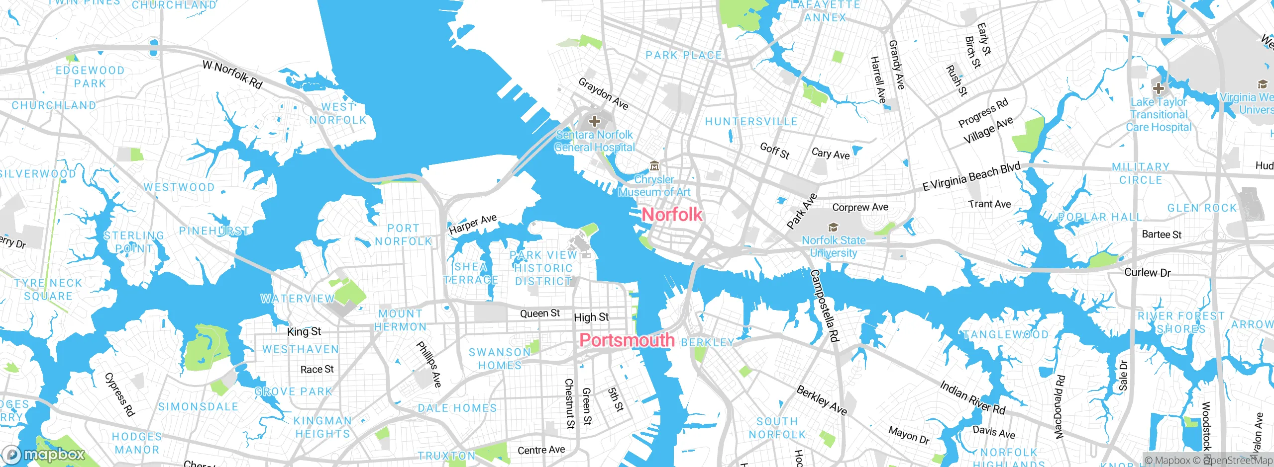 Map showing approximate location