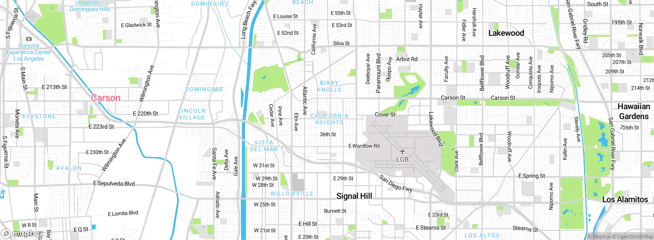 Map showing approximate location