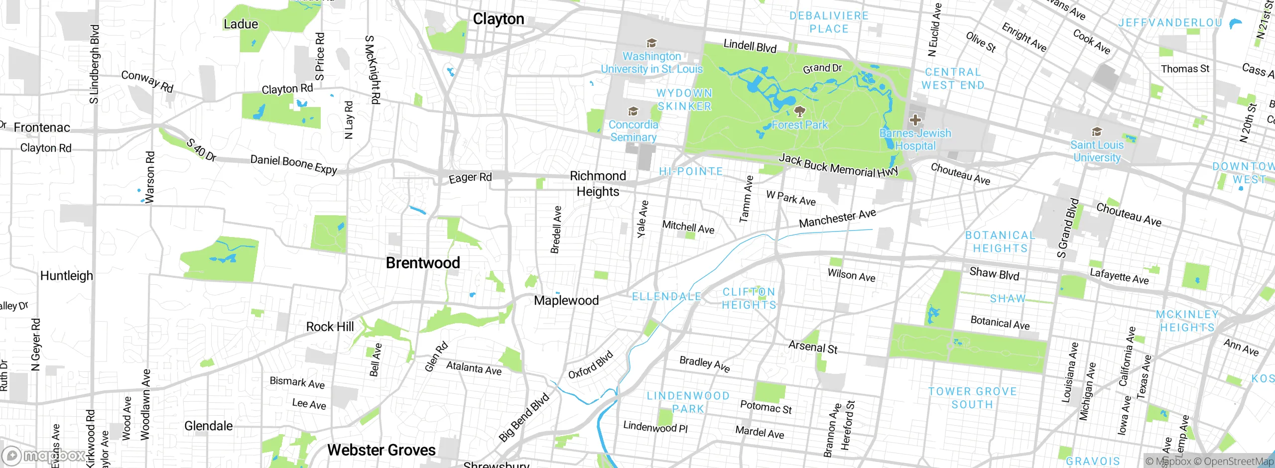 Map showing approximate location
