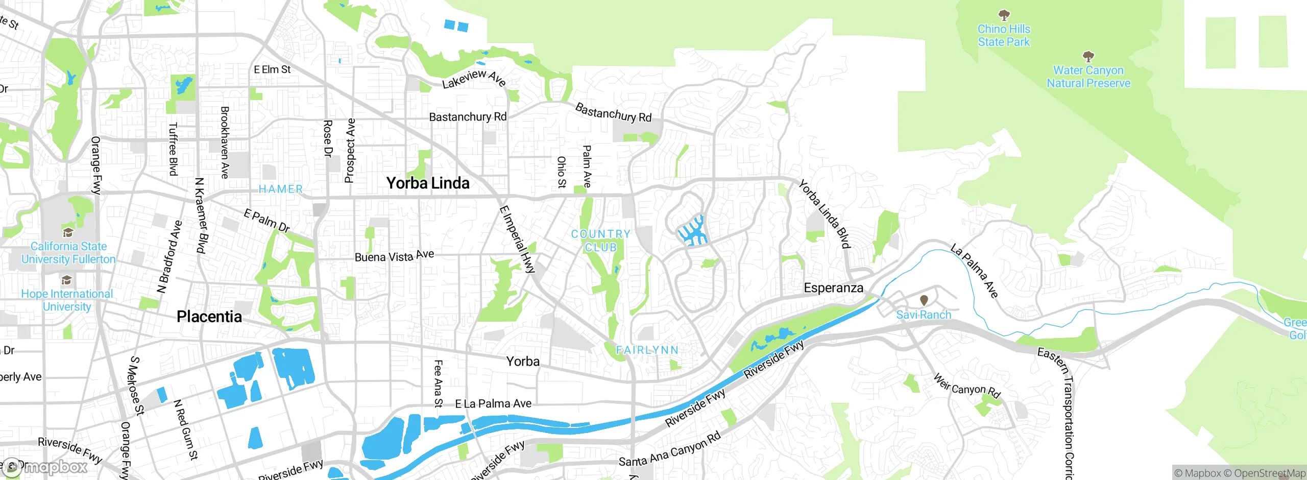 Map showing approximate location