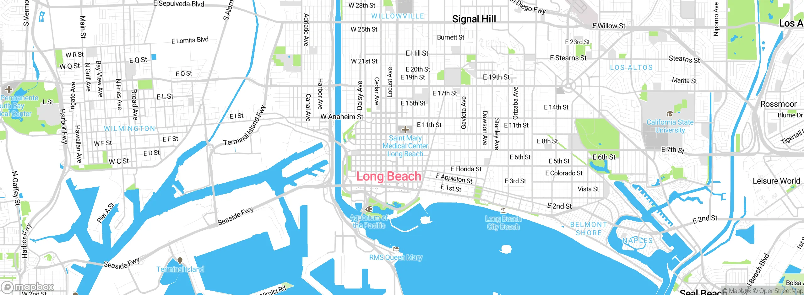Map showing approximate location