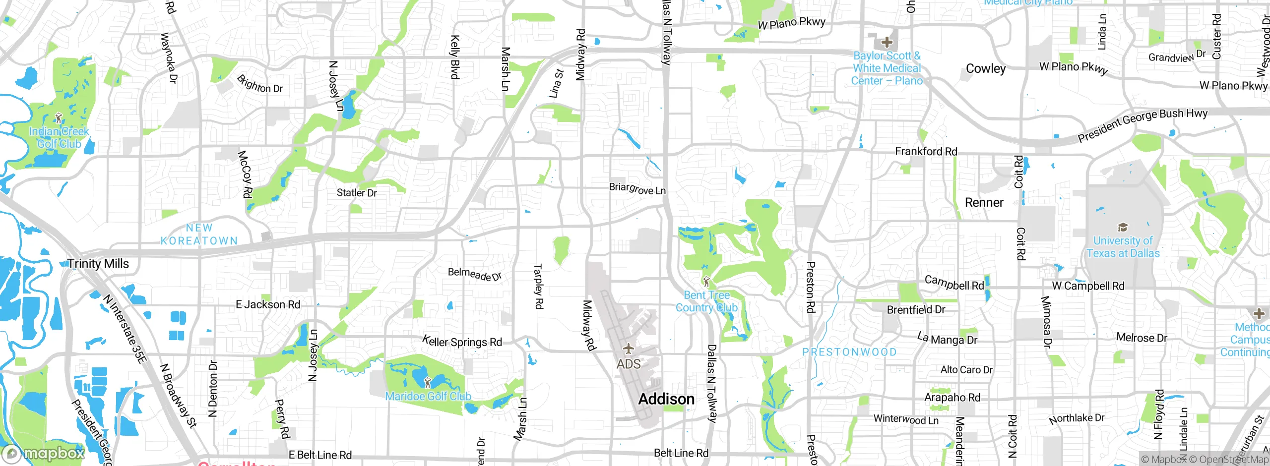 Map showing approximate location