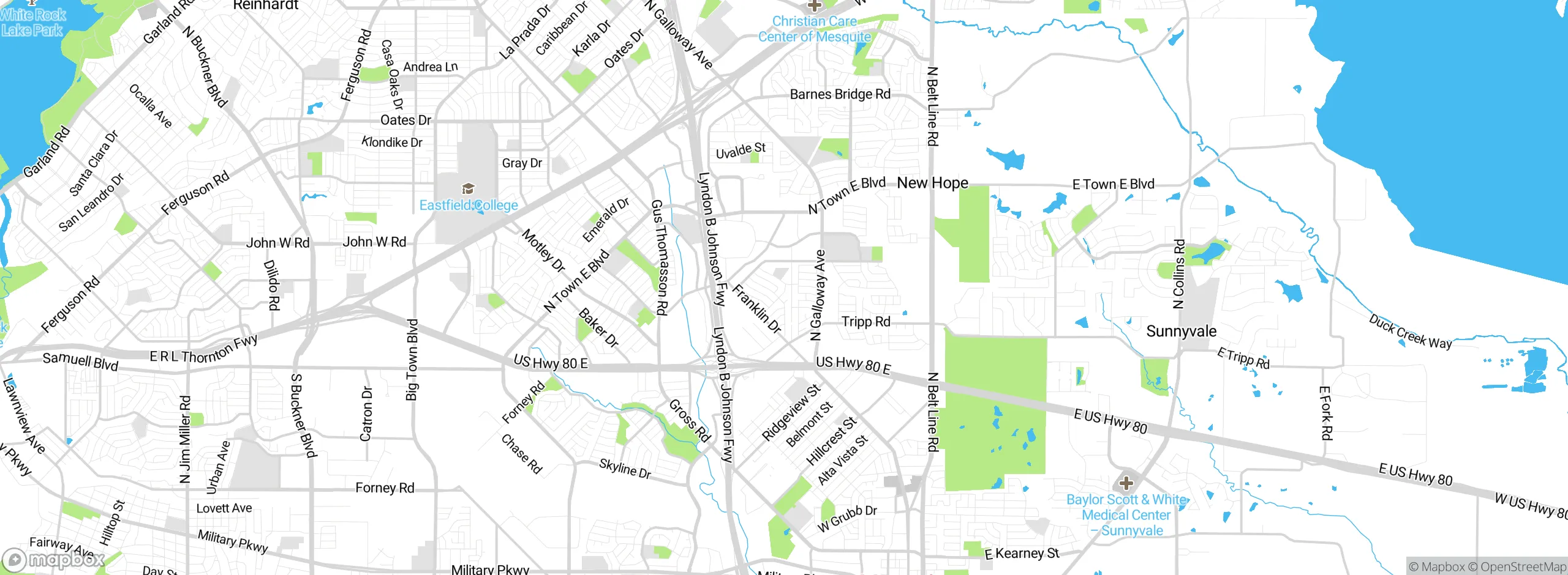 Map showing approximate location