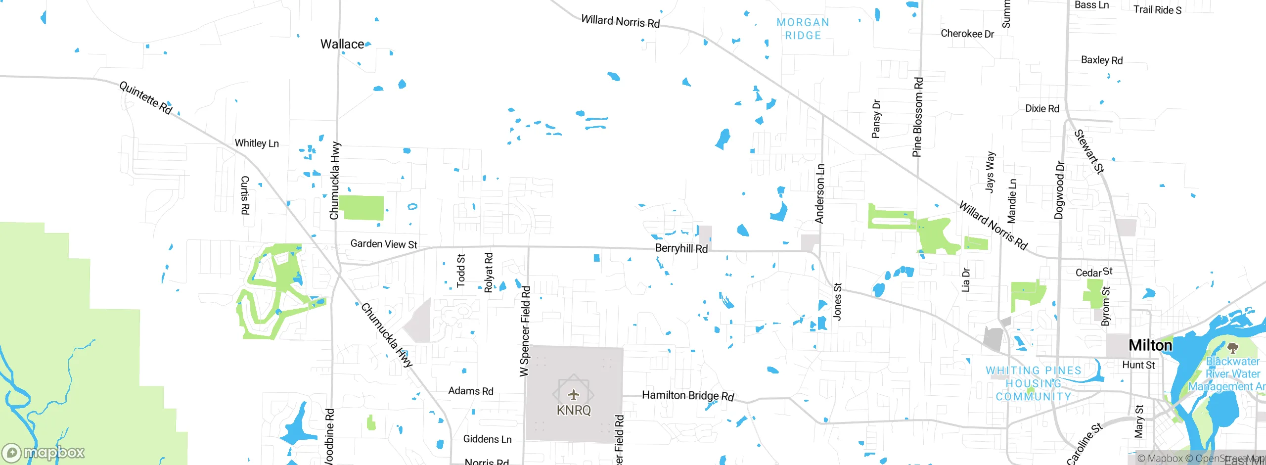 Map showing approximate location