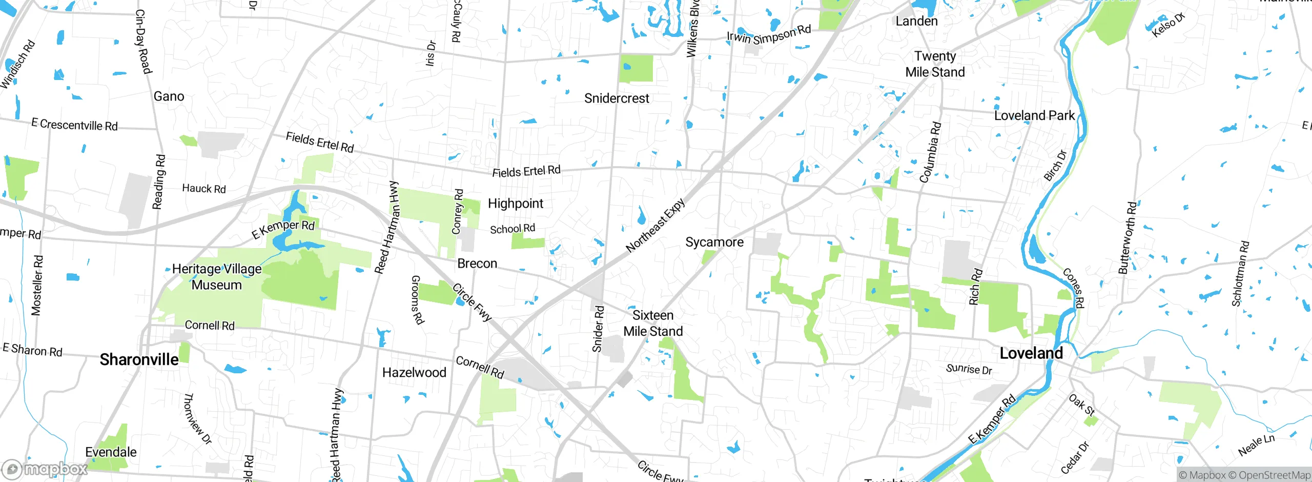 Map showing approximate location